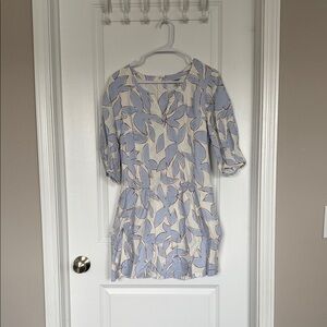 Target Blue and White Floral Mini Dress